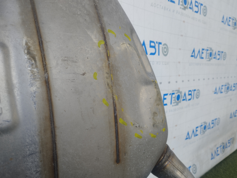 Exhaust line middle and rear part with barrel Honda Accord 23- hybrid dented