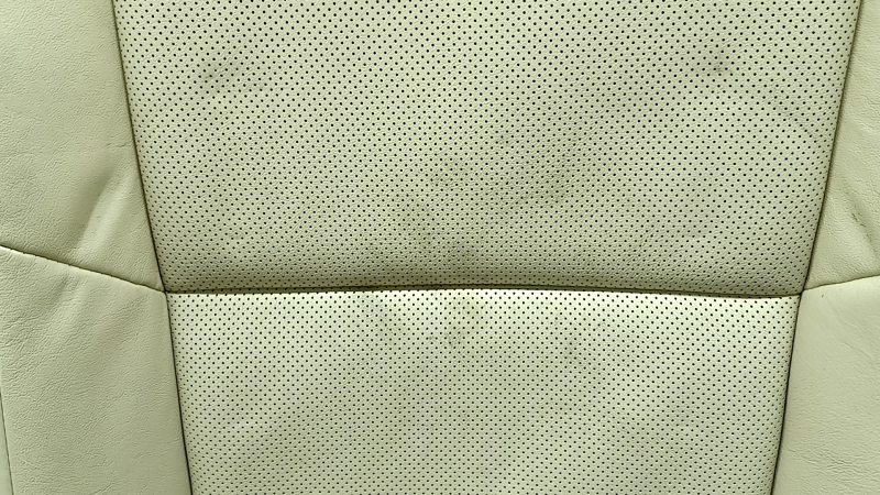 Rear row of seats 2nd row Lexus ES300h ES350 13-18 without airbag, beige leather, perforation, without headrests, scratches, cracked, worn, dented, for dry cleaning