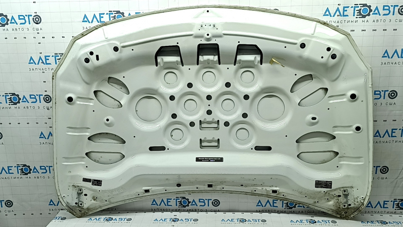 Bonnet bare Mercedes GLA 15-20 aluminum, white 650, made