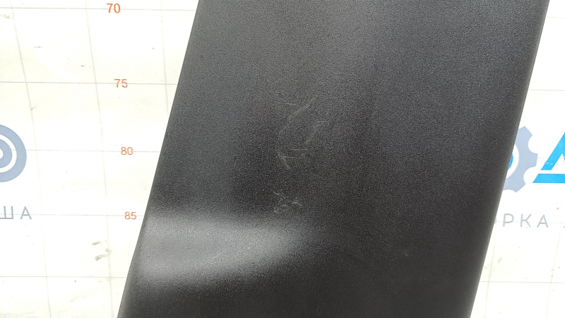 Center pillar trim lower right Jaguar F-Pace X761 17-20 black, scratches