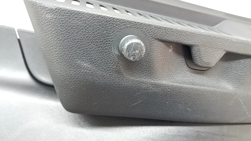 Upper left rear pillar trim Mercedes GLA 15-20 black, without speakers, scratches, worn