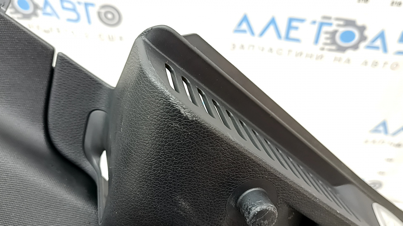Upper left rear pillar trim Mercedes GLA 15-20 black, without speakers, scratches, worn