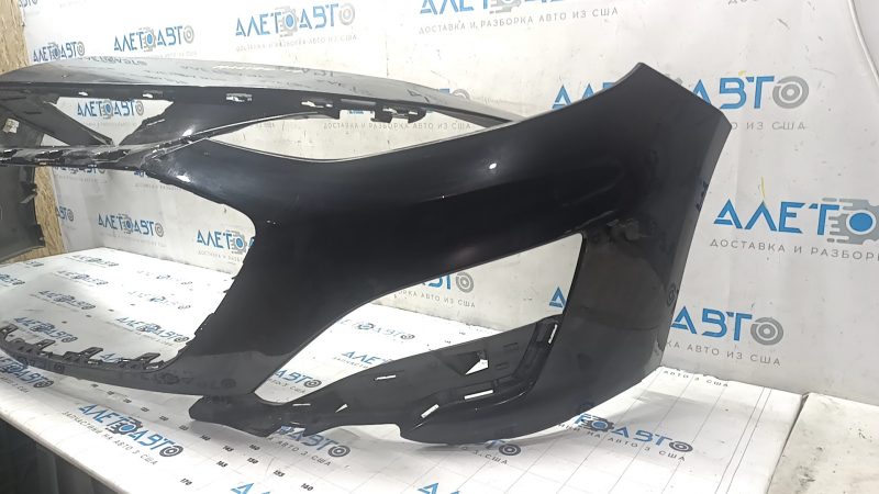 Front bumper bare Chevrolet Malibu 19- without parking sensors black GB8, scratches