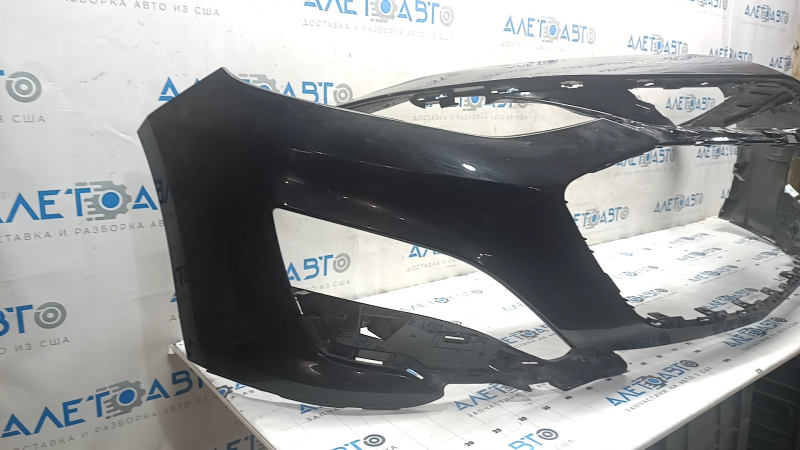 Front bumper bare Chevrolet Malibu 19- without parking sensors black GB8, scratches