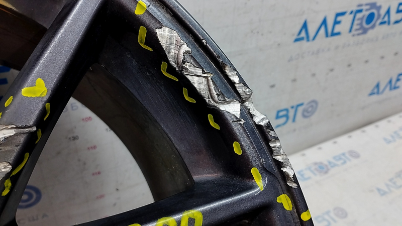 Wheel rim R18 18X8.5J ET40 Tesla Model 3 21 - curb rest, painted, for repair