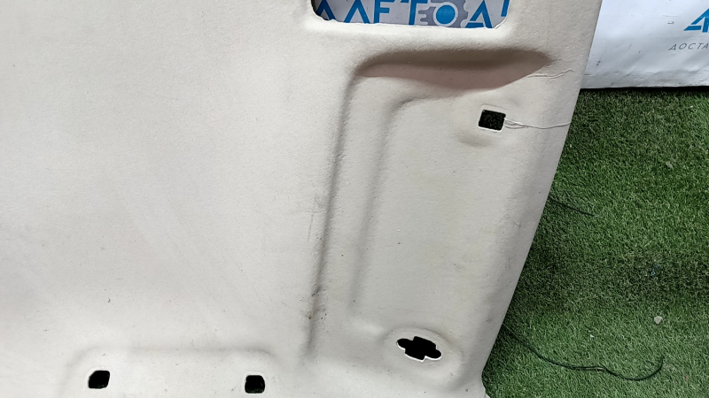 Toyota Camry v50 12-14 usa headliner without sunroof beige, dry-cleanable, creases, trimmed chips