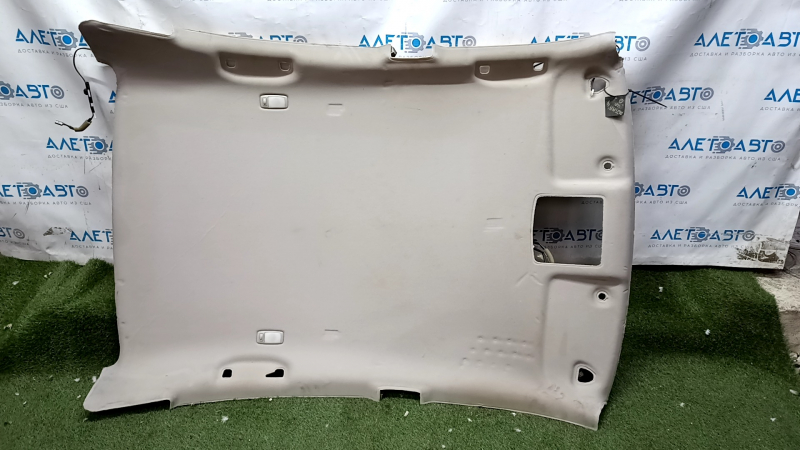 Headlining Nissan Altima 13-18 without sunroof, gray, for dry cleaning, cracks, dents, with side lamps