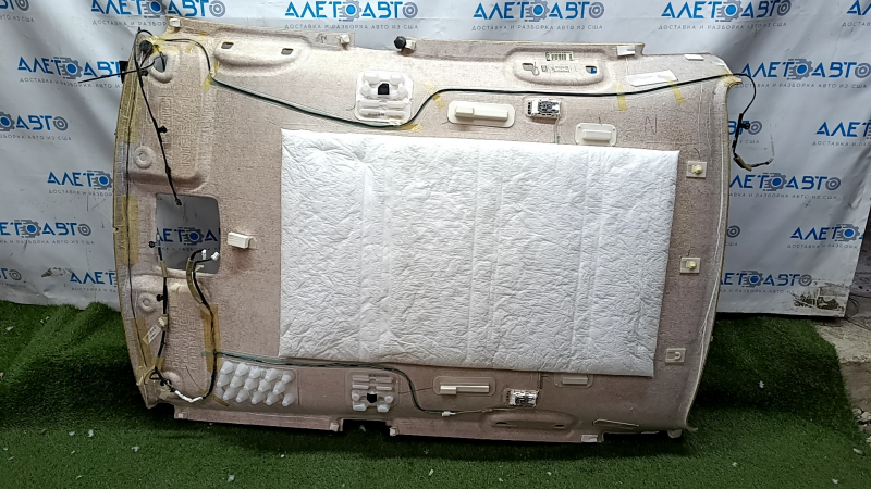 Headlining Nissan Altima 13-18 without sunroof, gray, for dry cleaning, cracks, dents, with side lamps