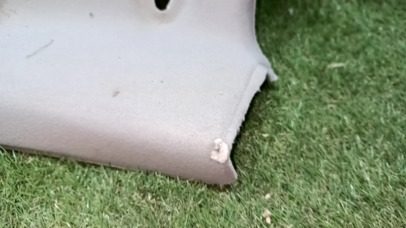 Toyota Prius 2009 gray headliner, dry-cleanable, creases, scuffs