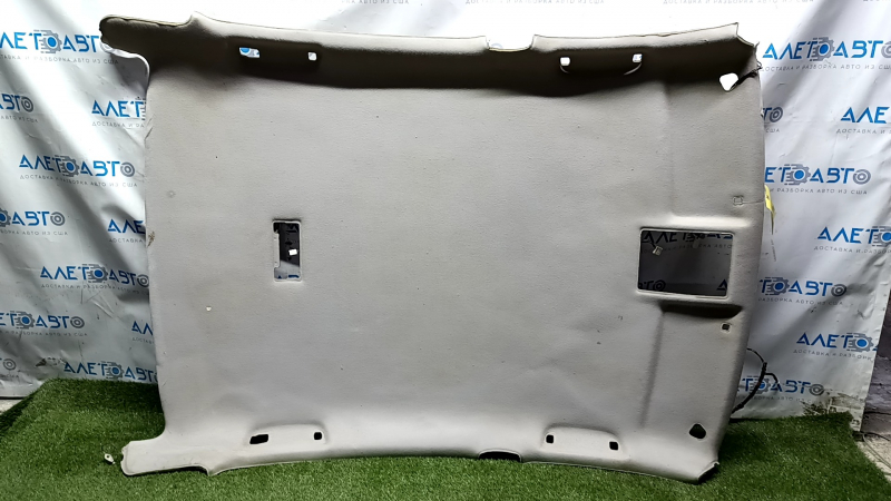 Toyota Avalon 05-12 headlining gray, without sunroof, dry cleaning, creases, fabric peeling off, frayed