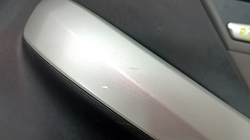 Door trim card front right Toyota Prius 30 10-15 dark gray cloth with dark gray insert cloth, armrest dark gray cloth, gray molding, scratches