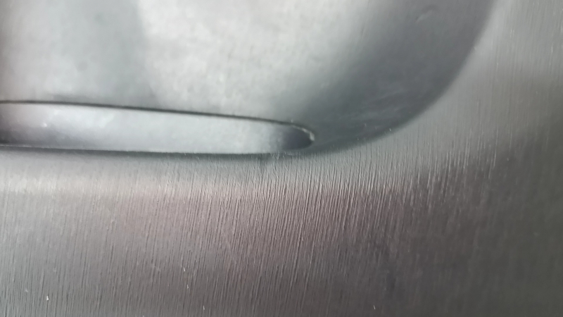 Door trim card front right Toyota Prius 30 10-15 dark gray cloth with dark gray insert cloth, armrest dark gray cloth, gray molding, scratches