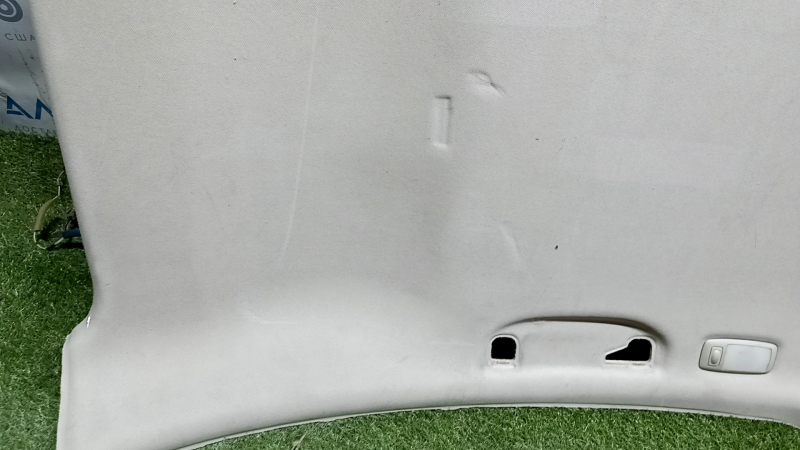Infiniti G25 G35 G37 4d 06-09 gray headlining, under sunroof, with side lamps, for dry cleaning, creases, dents