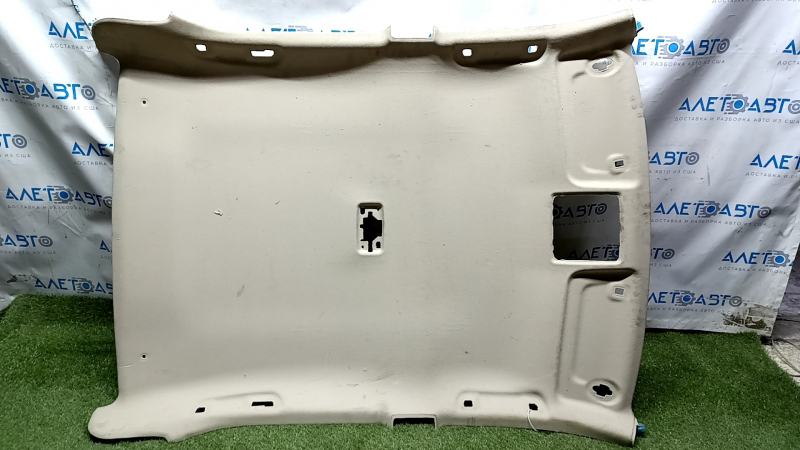 Headlining Toyota Camry v50 12-14 usa without sunroof beige, for dry cleaning, creases, dents, cut chips