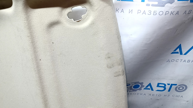 Headlining Toyota Camry v50 12-14 usa without sunroof beige, for dry cleaning, creases, dents, cut chips