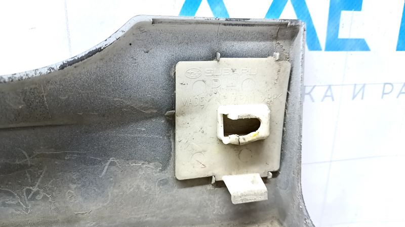 Right threshold Subaru Impreza WRX GH 10-11 white, broken fasteners, worn, crack