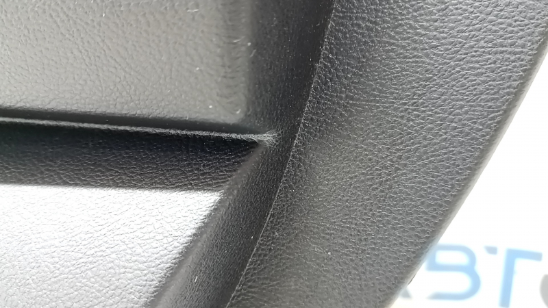 Door trim card front right Ford Edge 19-23 black, SEL, insert black leather, armrest black leather, with window lifter control trim, scratches, whitened plastic, made