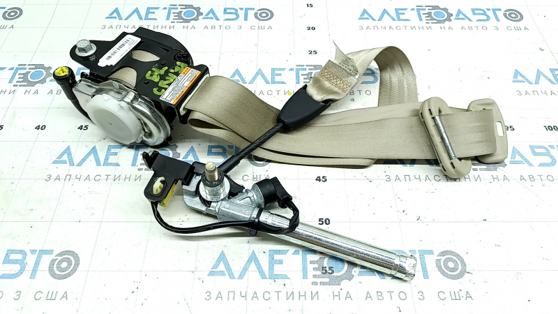 Driver's seat belt with tensioner Honda CRV 17-22 beige