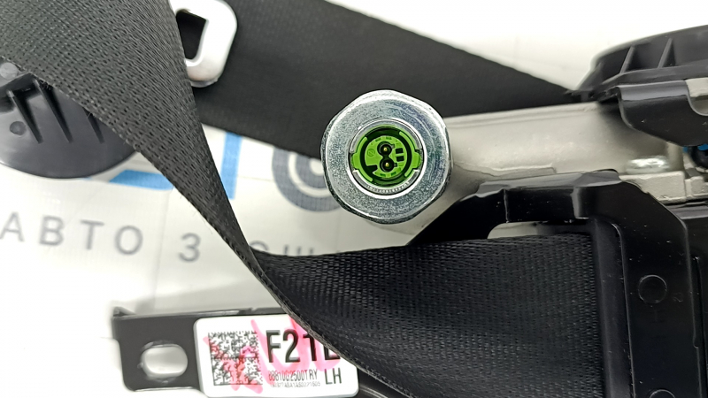 Driver's seat belt Hyundai Ioniq 17-22 HEV, PHEV black