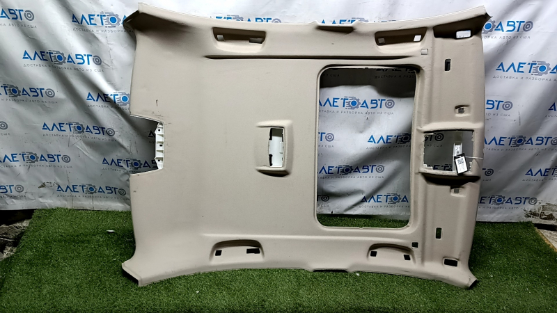 BMW 3 F30 4d 13-18 roof lining for sunroof, beige, dry-cleanable, creased, dents