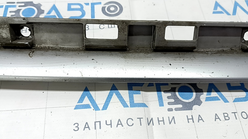 Front bumper center trim Hyundai Ioniq 20-22 HEV, PHEV gray, broken mount, scratches, bumps, sand