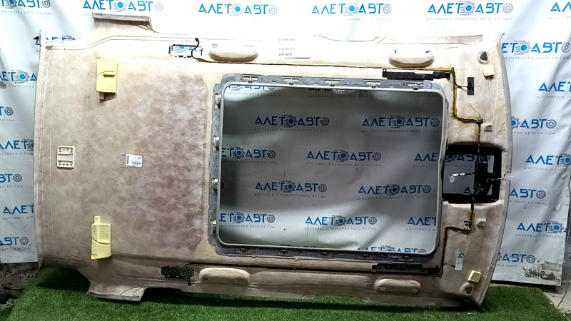 BMW X5 E70 07-13 headlining beige, for panoramic view, for re-upholstery, dents, cracks