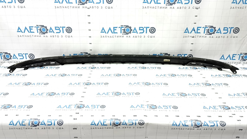 Ford Fusion mk5 13-18 rear bumper trim for 1 pipe, gloss black
