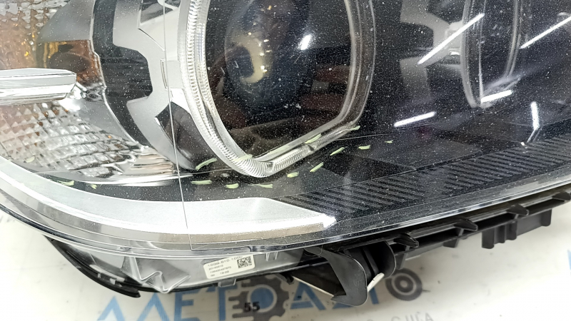 Headlight front right complete BMW 5 G30 17-20 LED Corona Rings S524A with mount, scratches, sand