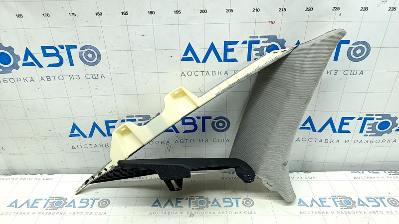 Rear pillar trim in front of the window left Audi A6 C8 19-23 gray with black, for dry cleaning