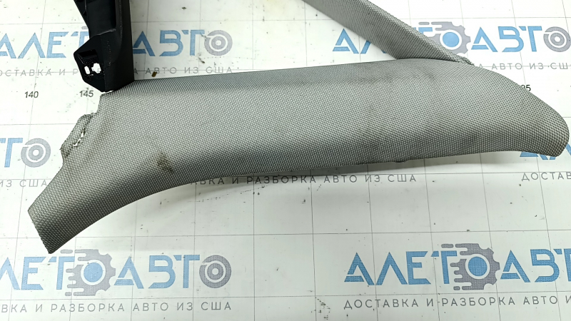 Rear pillar trim in front of the window left Audi A6 C8 19-23 gray with black, for dry cleaning