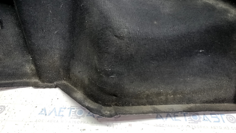 Left arch trim Hyundai Sonata 11-15 black, without plug, for dry cleaning, scratches
