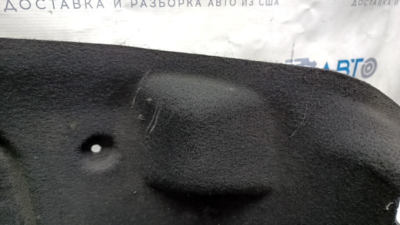 Right arch trim Chevrolet Camaro 16- coupe, black, worn, scratches, tear of fastening