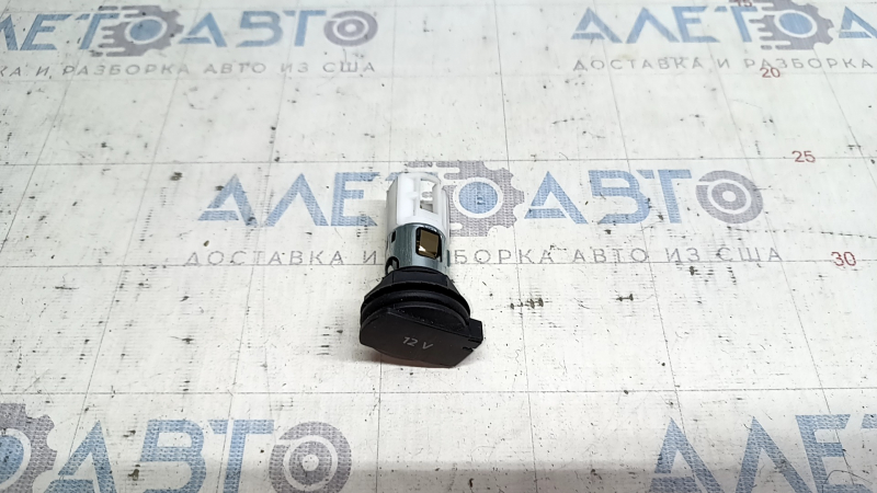 Cigarette lighter trunk rear right Audi Q7 4L 10-15 black