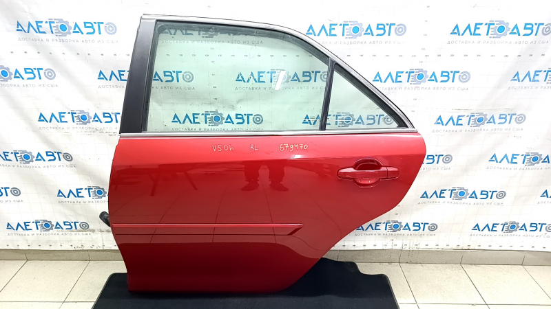 Door assembly rear left Toyota Camry v50 12-14 red 3R3
