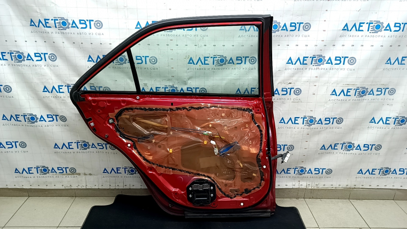 Door assembly rear left Toyota Camry v50 12-14 red 3R3