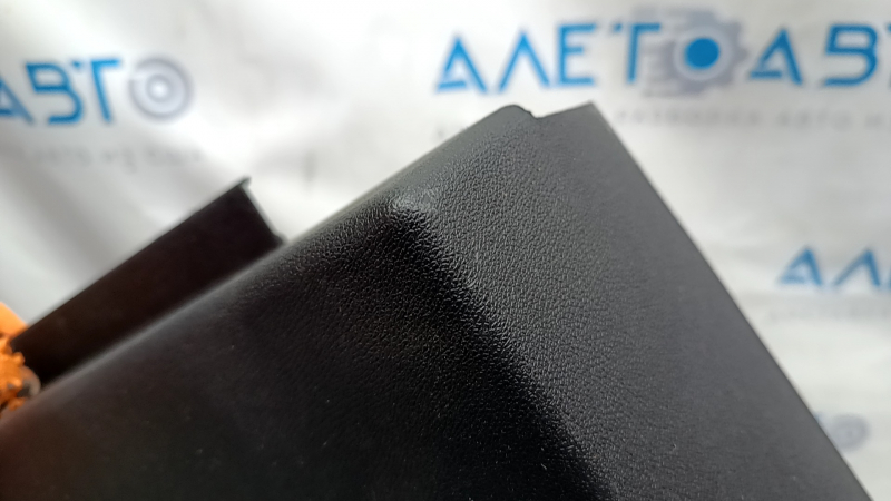 Door trim card rear right Chevrolet Equinox 18-21 black, armrest black leather, black insert, scratches