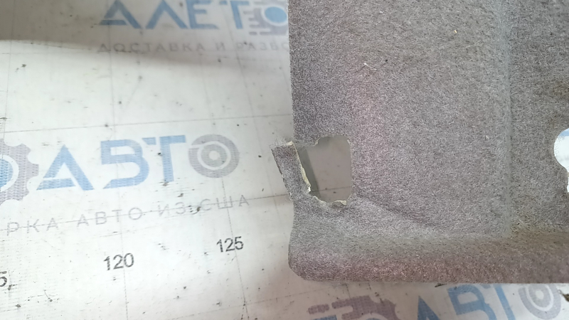 Right arch trim Toyota Prius 30 10-15 gray, type 1, scratches, creases, dry cleaning, torn fastener, torn fastener