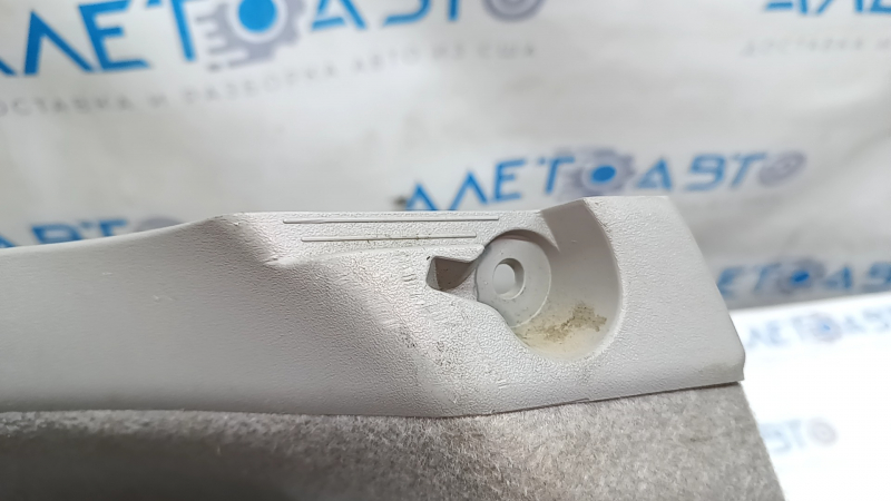 Right arch trim Toyota Prius 30 10-15 gray, type 1, scratches, creases, dry cleaning, torn fastener, torn fastener