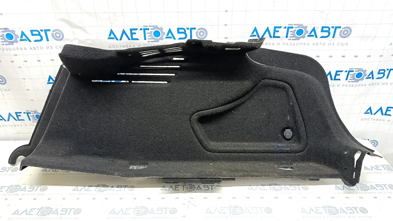 Right arch trim Audi A6 C8 19 - black, with cigarette lighter, for dry cleaning, worn