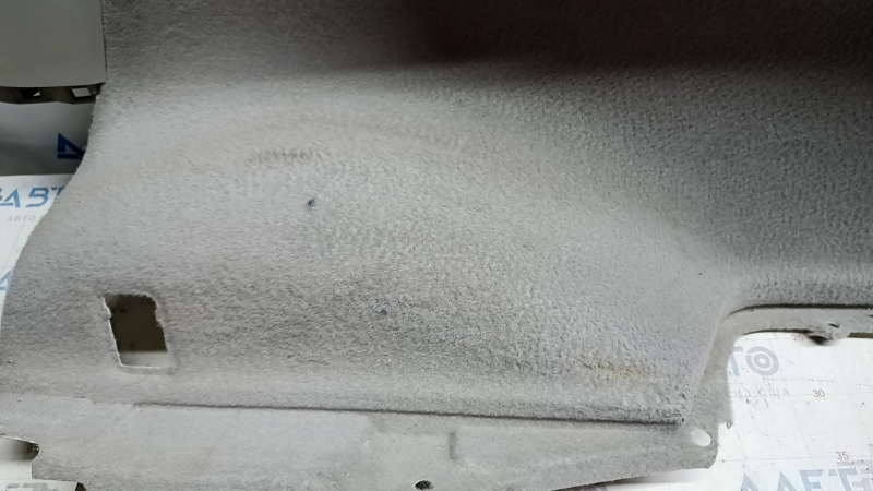 Right arch trim Lexus RX350 RX450h 10-15 gray, scratch, worn, dry-cleanable, with lamp