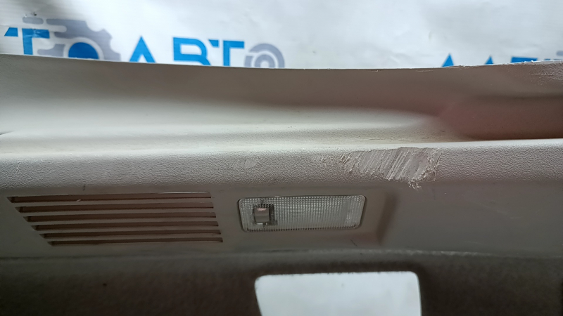 Right arch trim Lexus RX350 RX450h 10-15 gray, scratch, worn, dry-cleanable, with lamp