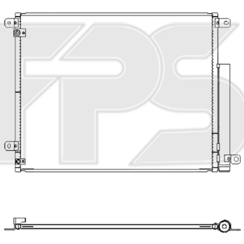 Air conditioner radiator condenser Honda Civic X FC 16-21 2.0 KOYORAD Japan