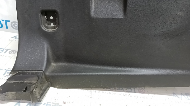 Left arch trim Chevrolet Equinox 10-17 black, worn, scratches