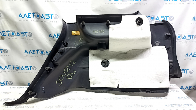 Left arch trim Dodge Journey 11-20 for 3 rows of seats, black, scratches