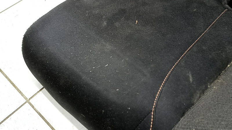 Rear row of seats 2nd row left Honda CRV 23- without airbag, black cloth with orange stitching, Sport, dented, dry cleanable
