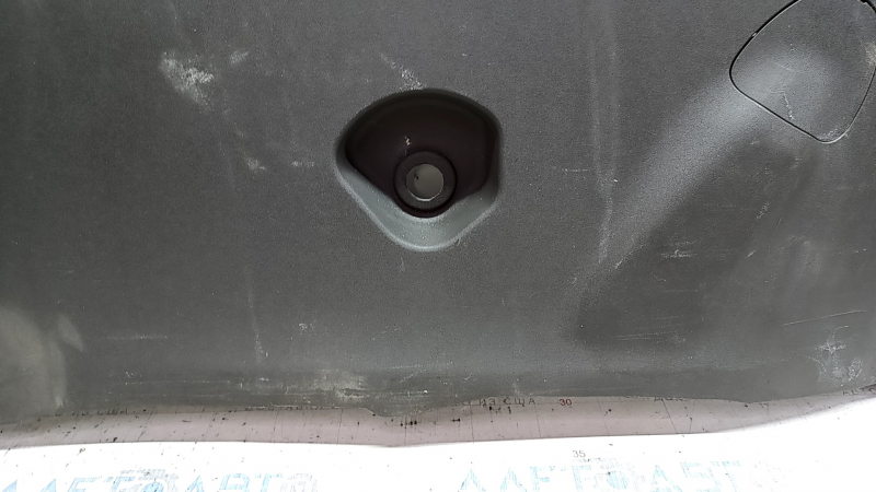 Right arch trim Toyota Sienna 11-14 gray with beige, without curtain, rubbed, scratches, whitened plastic, with cigarette lighter