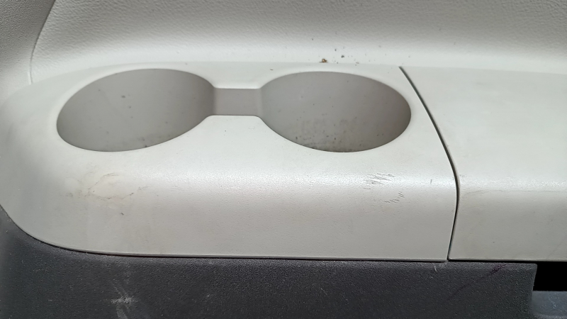 Right arch trim Toyota Sienna 11-14 gray with beige, without curtain, rubbed, scratches, whitened plastic, with cigarette lighter