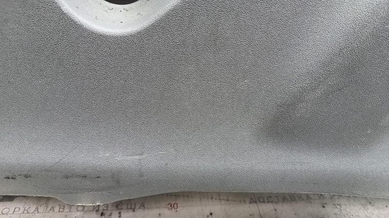 Arch trim right Toyota Sienna 11-14 dark gray, with gray insert, with curtain, scratches, with cigarette lighter