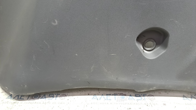 Right arch trim Toyota Sienna 11-14 dark gray, with gray insert, with curtain, rubbed, scratches