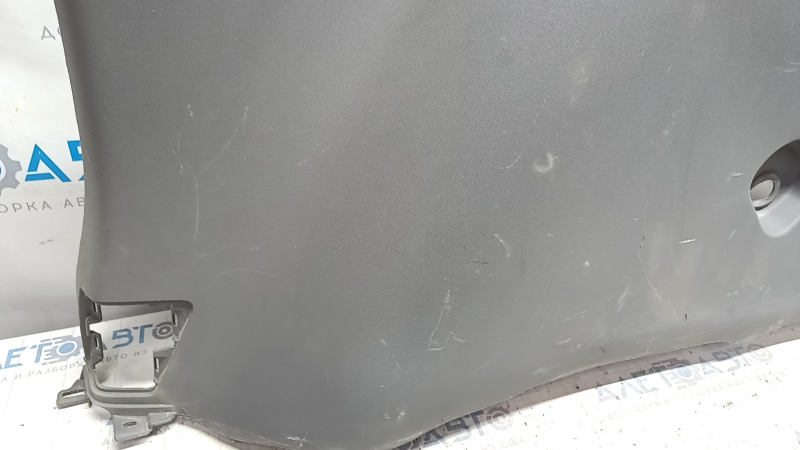 Right arch trim Toyota Sienna 11-14 dark gray, with gray insert, with curtain, rubbed, scratches